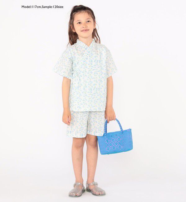 SHIPS KIDS「【WEB限定】SHIPS KIDS:100～130cm / 花柄/トンボ柄 甚平」|その他|