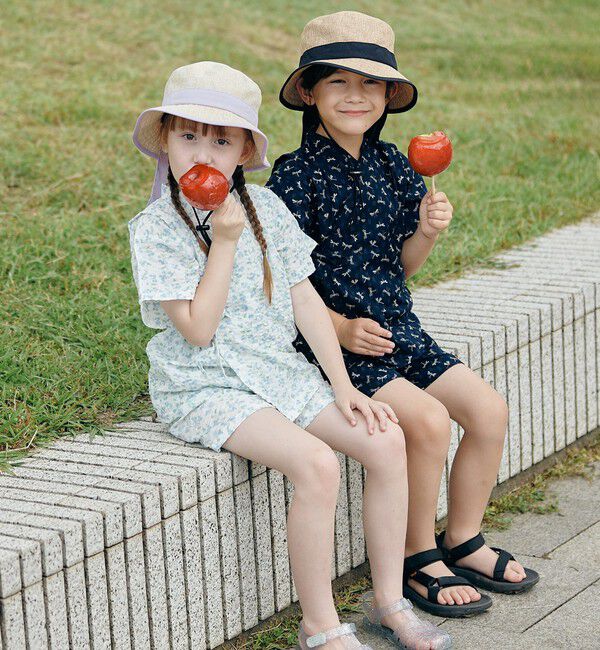 SHIPS KIDS「【WEB限定】SHIPS KIDS:100～130cm / 花柄/トンボ柄 甚平」|その他|