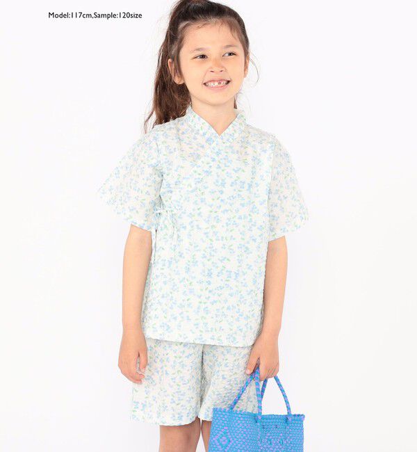 SHIPS KIDS「【WEB限定】SHIPS KIDS:100～130cm / 花柄/トンボ柄 甚平」|その他|