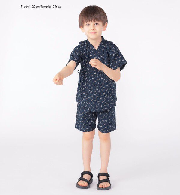 SHIPS KIDS「【WEB限定】SHIPS KIDS:100～130cm / 花柄/トンボ柄 甚平」|その他|