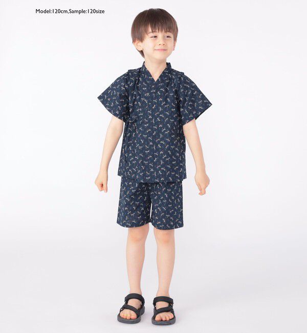 SHIPS KIDS「【WEB限定】SHIPS KIDS:100～130cm / 花柄/トンボ柄 甚平」|その他|