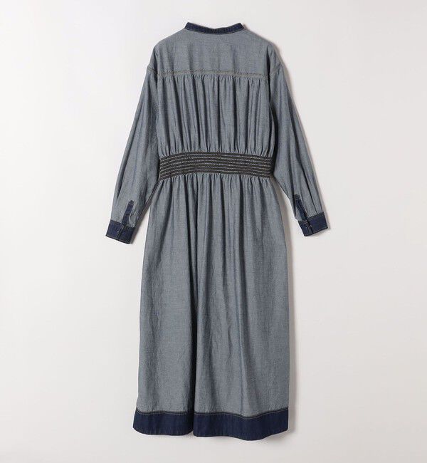 SHIPS any「SHIPS any: シャーリング デニム ポケット ワンピース ［SHIPS any DENIM］」|ワンピース|