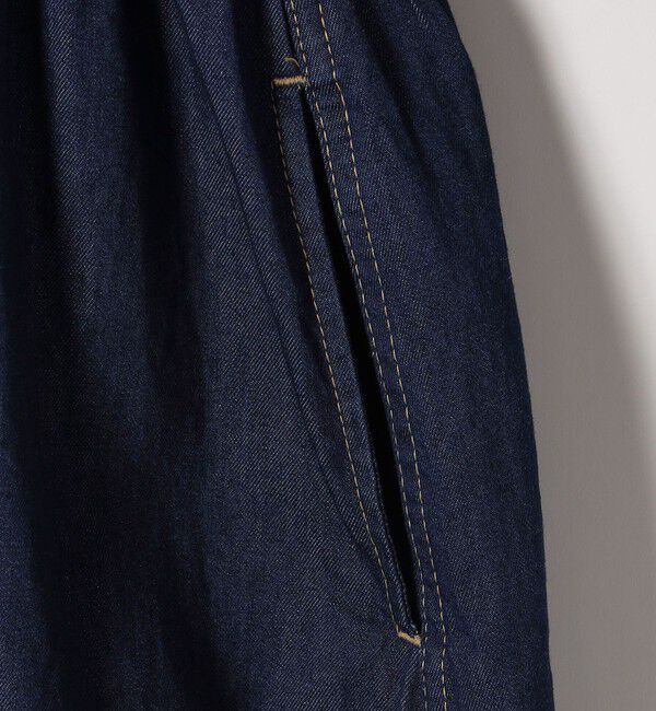 SHIPS any「SHIPS any: シャーリング デニム ポケット ワンピース ［SHIPS any DENIM］」|ワンピース|