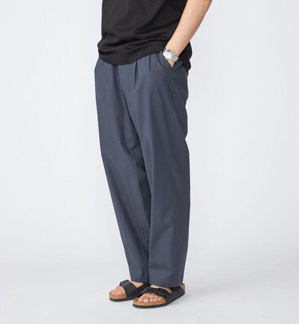 SHIPS「【SHIPS別注】FANTASTICDAYS: 2プリーツ コットン テーパードパンツ」|スラックス|