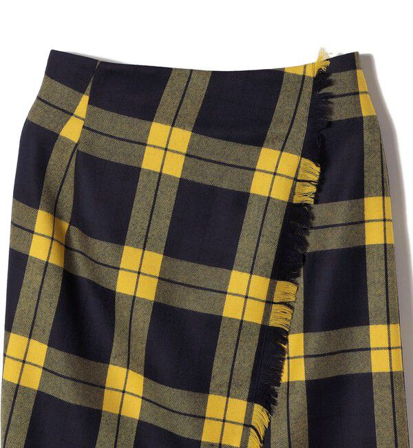 SHIPS for women「チェック フリンジ スカート」|スカート|
