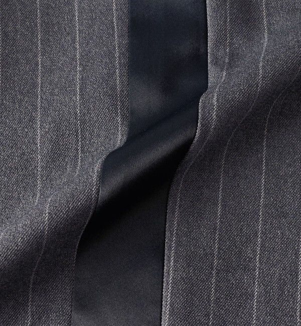 quaranciel「quaranciel:〈洗濯機可能〉サイドライン ストライプ ワイド パンツ」|スラックス|