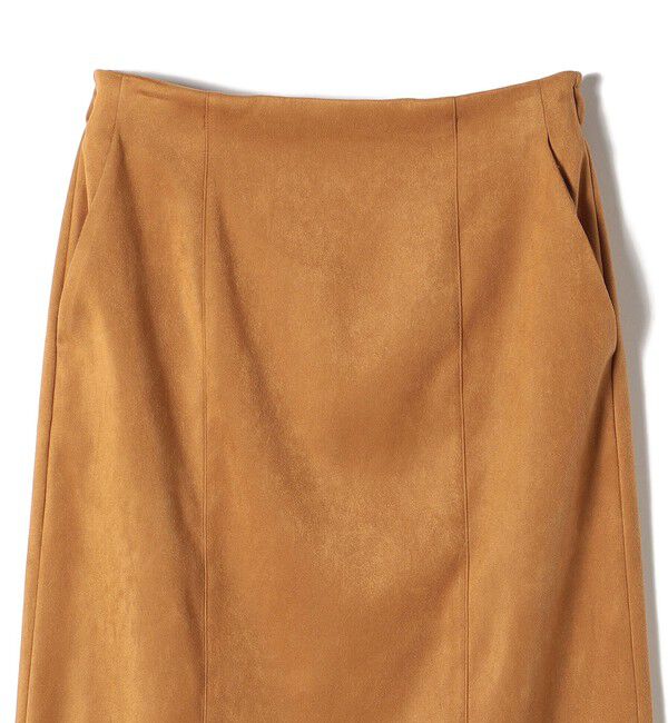 SHIPS for women「〈手洗い可能〉フェイク スエード (ポリエステル) タイト スカート」|タイト|