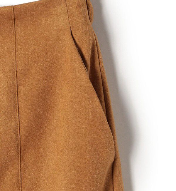 SHIPS for women「〈手洗い可能〉フェイク スエード (ポリエステル) タイト スカート」|タイト|