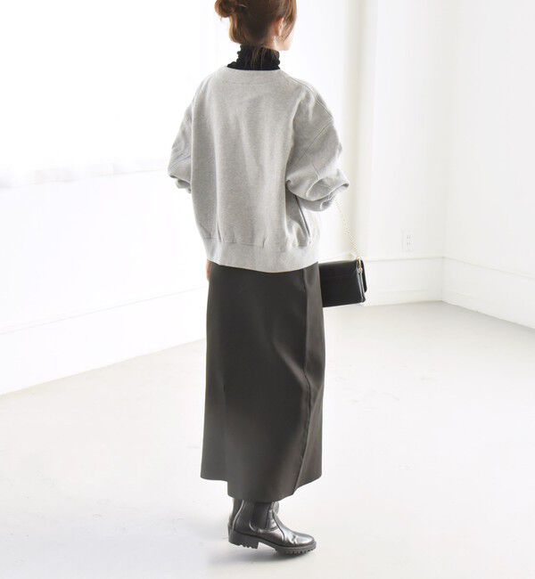 quaranciel「quaranciel:〈手洗い可能〉スパンコール テープ スウェット カーディガン」|カーディガン|