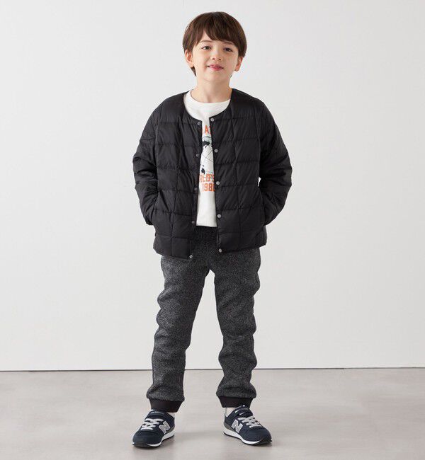 SHIPS any「TAION: クルーネック ボタン ダウン カーディガン<KIDS>」|ダウン|