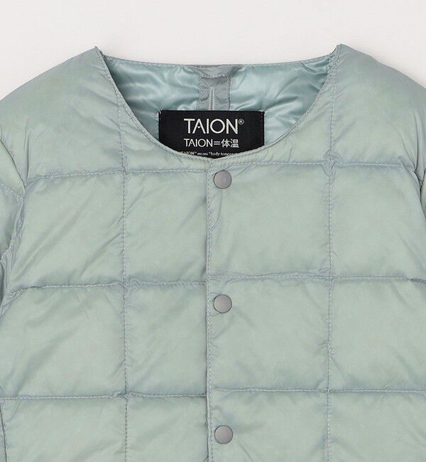 SHIPS any「TAION: クルーネック ボタン ダウン カーディガン<KIDS>」|ダウン|