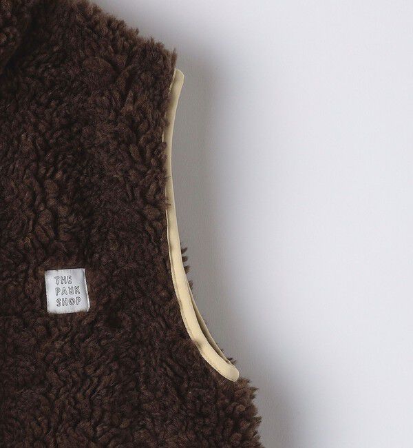 SHIPS KIDS「THE PARK SHOP:155～165cm / INUIT SHEEP VEST」|ダウンベスト・ベスト|