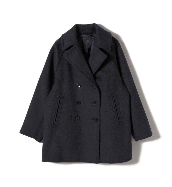 SHIPS for women「SHIPS Primary Navy Label:ネイビー Pコート」|ピーコート|ダークグレー
