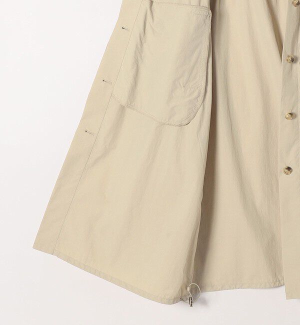 SHIPS any「SHIPS any:〈洗濯機可能〉スタンドカラー ドロスト ギャザー ロング コート」|その他|