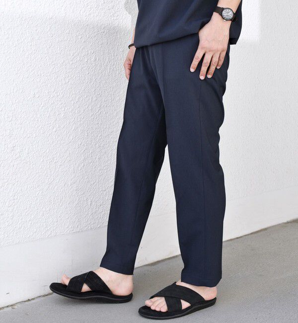 SHIPS any「SHIPS any:〈吸水速乾〉Rapidry クリース アンクル テーパード イージーパンツ(セットアップ対応)◇」|チノ|