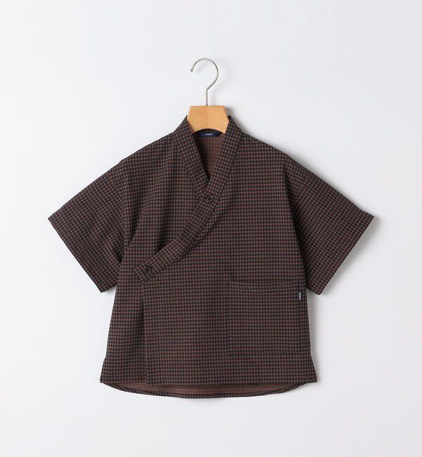 SHIPS KIDS「SHIPS KIDS:90cm /〈吸水速乾/UVカット〉チェック 甚平」|その他|