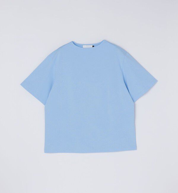 SHIPS「AMOMENTO: BOAT NECK T-SHIRTS」|Tシャツ・カットソー|ライトブルー