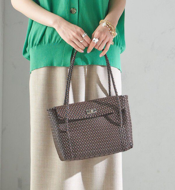 SHIPS for women「【SHIPS別注】Diminutivo:フタ付き メルカドバッグ」|かごバッグ|