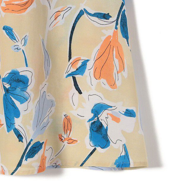 SHIPS for women「IPEKER 花柄 フロント ポケット フレア スカート」|スカート|