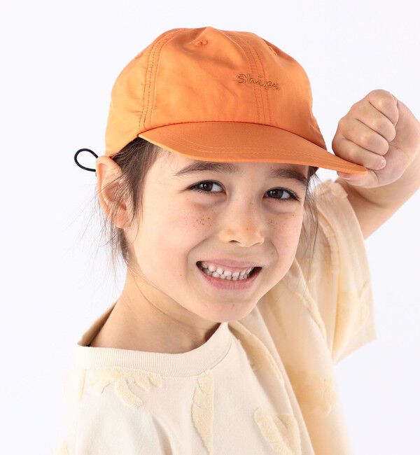 SHIPS KIDS「SHIPS KIDS:バッグコード ロゴ キャップ」|キャップ・キャスケット|オレンジ系