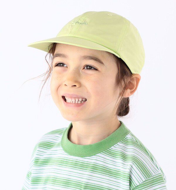 SHIPS KIDS「SHIPS KIDS:バッグコード ロゴ キャップ」|キャップ・キャスケット|ライム
