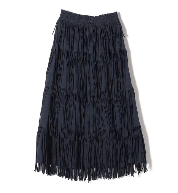 SHIPS for women「【SHIPS別注】crinkle crinkle crinkle:フリンジ スカート」|スカート|