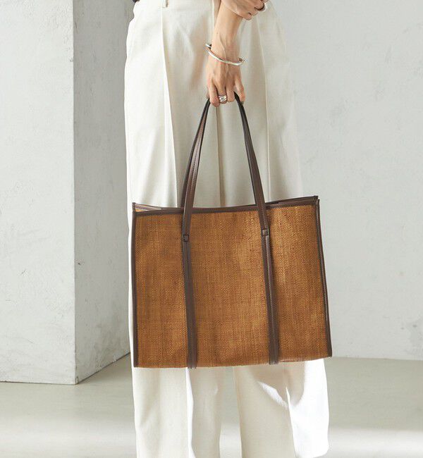 SHIPS for women「小泉里子コラボ:ラフィア トート バッグ」|トートバッグ|