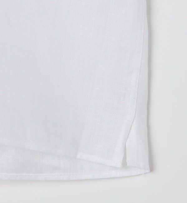 SHIPS「CORDINGS: リネン ショートスリーブ シャツ」|シャツ・ブラウス|