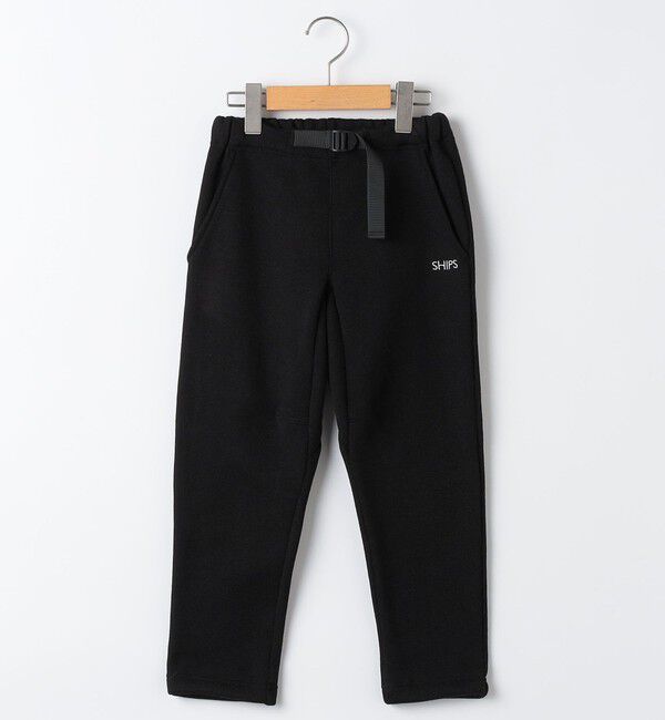 SHIPS KIDS「SHIPS KIDS:140～160cm / フリース ジョガー パンツ」|その他|ブラック