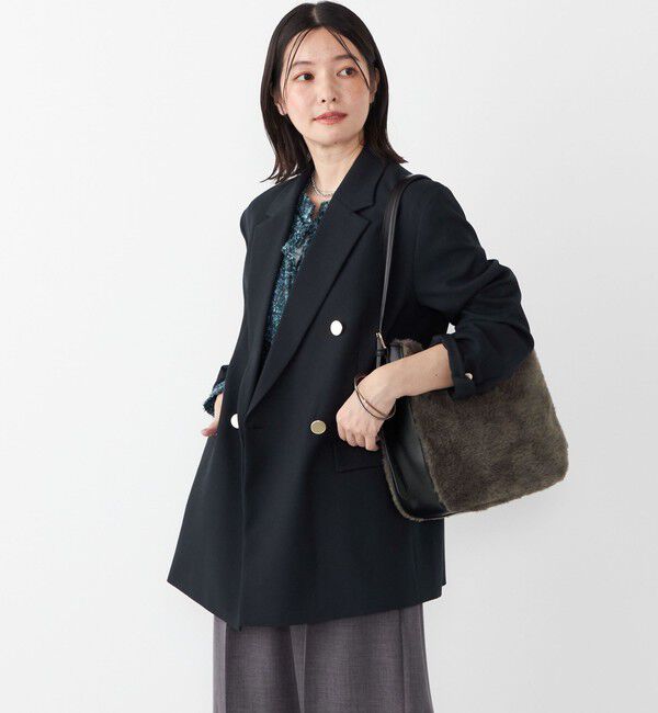 SHIPS Colors 「SHIPS Colors:ボア コンビ ワンショルダー バッグ」|ショルダー・メッセンジャー|