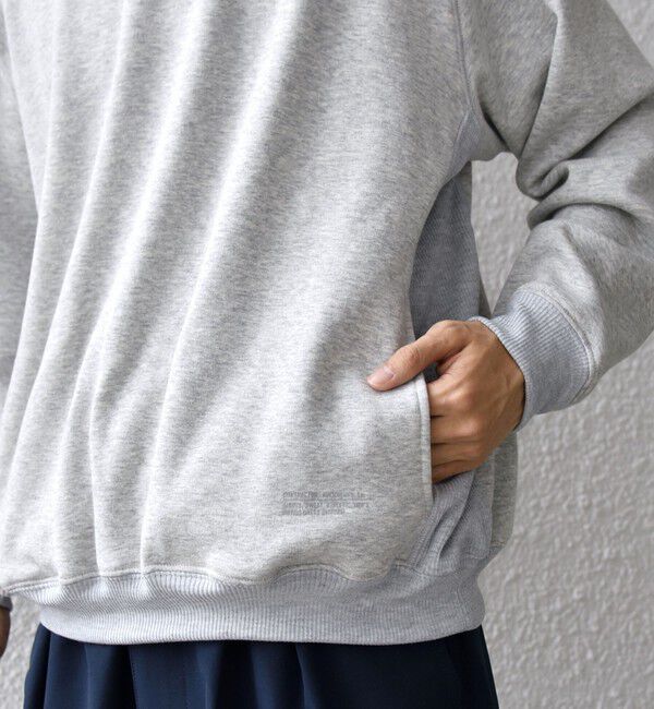 SHIPS any「【SHIPS any別注】HINSON: 裏起毛 フリース ワンポイント ラグラン スウェット◇」|スウェット・ジャージ|