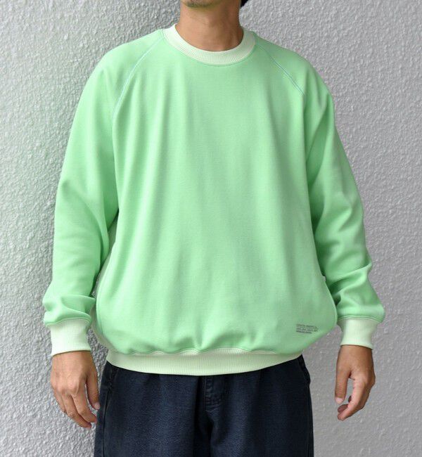 SHIPS any「【SHIPS any別注】HINSON: 裏起毛 フリース ワンポイント ラグラン スウェット◇」|スウェット・ジャージ|