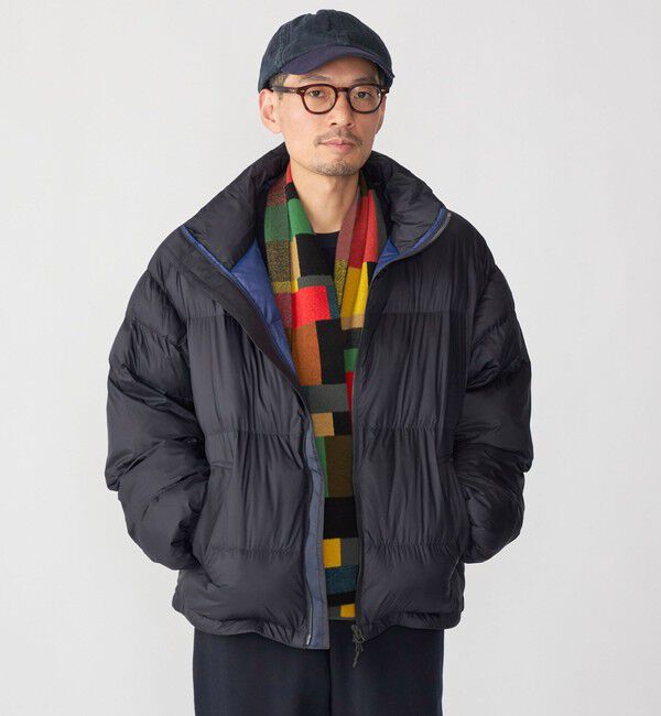 SHIPS「SHIPS: 〈手洗い可能〉ライトナイロン パデッド スタンド ブルゾン」|ダウン|