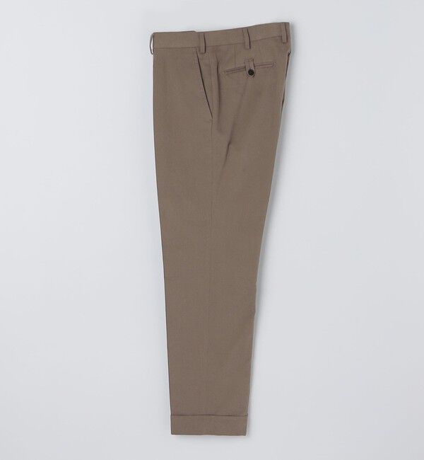 SHIPS「【SHIPS別注】Errico Formicola: VITO コットン ソリッド スラックス」|スラックス|