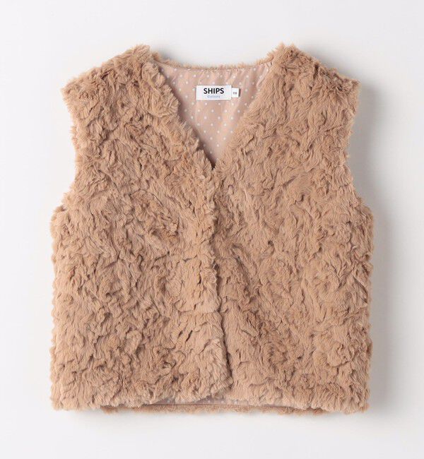 SHIPS Colors 「SHIPS Colors:90～140cm / 〈手洗い可能〉ボア ベスト 2」|ダウンベスト・ベスト|