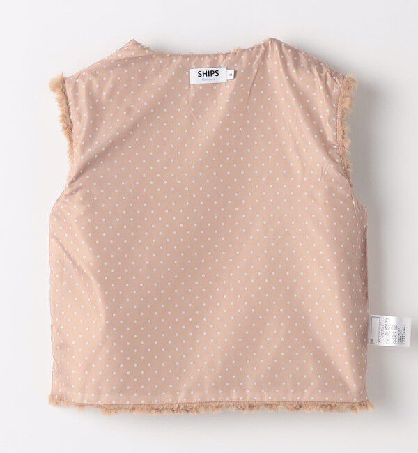 SHIPS Colors 「SHIPS Colors:90～140cm / 〈手洗い可能〉ボア ベスト 2」|ダウンベスト・ベスト|