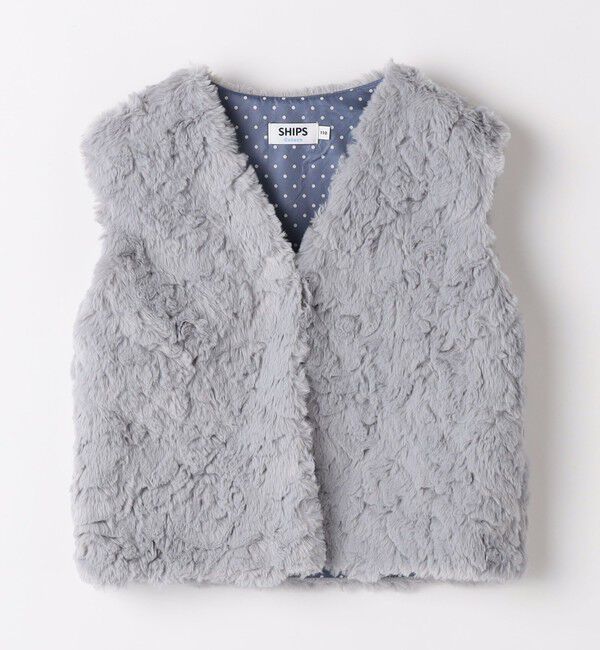 SHIPS Colors 「SHIPS Colors:90～140cm / 〈手洗い可能〉ボア ベスト 2」|ダウンベスト・ベスト|ライトブルー
