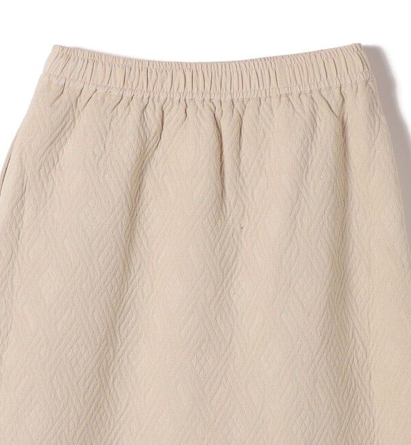 SHIPS for women「【SHIPS別注】Fanaka:〈手洗い可能〉ジャカード サイド スリット スカート」|スカート|