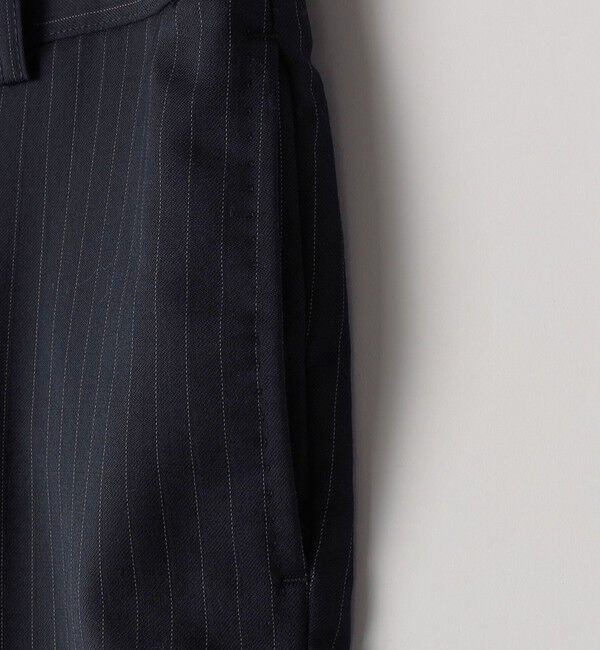 SHIPS KIDS「SHIPS KIDS:140～160cm /セレモニー ネイビー ストライプ スラックス パンツ」|スーツ|