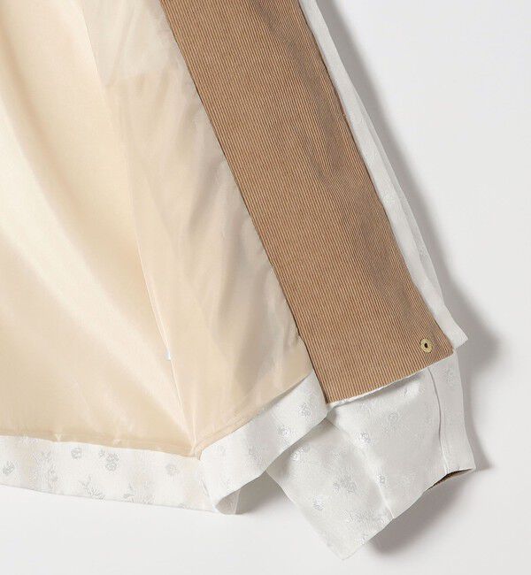 SHIPS any「SHIPS any:〈手洗い可能〉フラワー ジャカード ジップ ブルゾン」|ブルゾン・スタジャン|