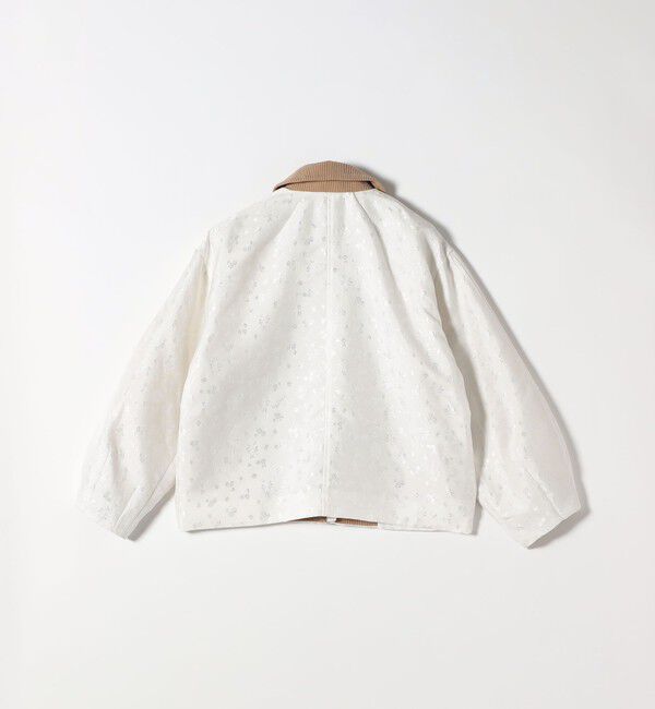 SHIPS any「SHIPS any:〈手洗い可能〉フラワー ジャカード ジップ ブルゾン」|ブルゾン・スタジャン|