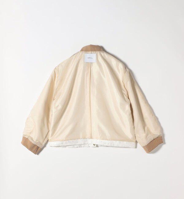 SHIPS any「SHIPS any:〈手洗い可能〉フラワー ジャカード ジップ ブルゾン」|ブルゾン・スタジャン|