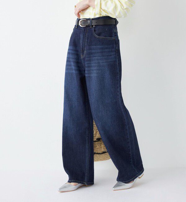 SHIPS Colors 「SHIPS Colors:〈洗濯機可能〉アマヨリ ワイド ルーズ デニム◇」|デニム|