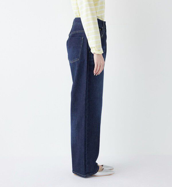 SHIPS Colors 「SHIPS Colors:〈洗濯機可能〉アマヨリ ワイド ルーズ デニム◇」|デニム|