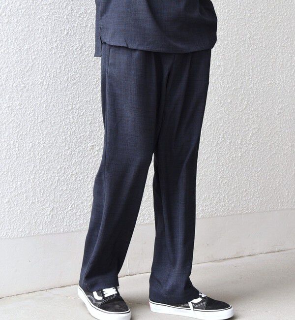 SHIPS any「SHIPS any:〈UVカット〉FUTURE LINEN CANVAS リネンライク セミワイド パンツ◇」|その他|