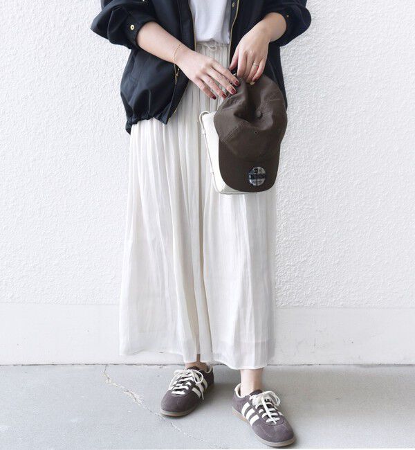 SHIPS for women「〈手洗い可能〉シアー メッシュ ギャザー スカート」|スカート|