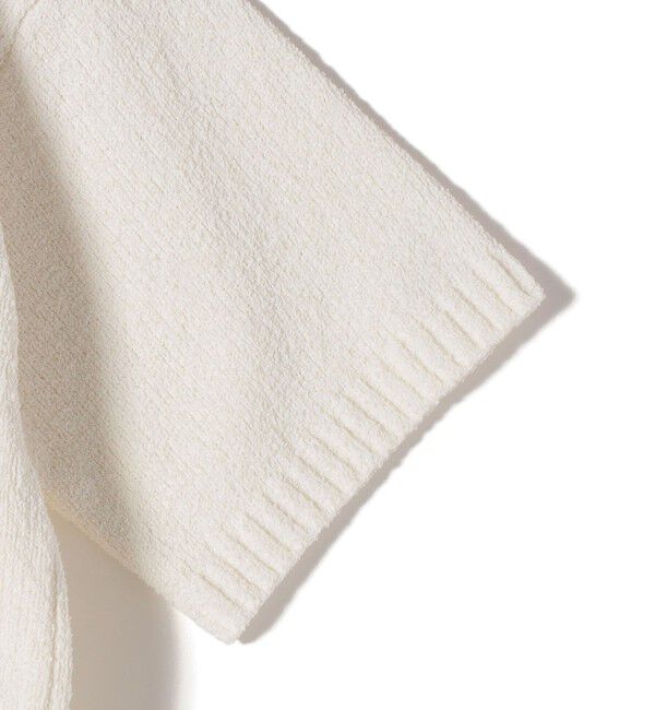 SHIPS Colors 「SHIPS Colors:〈手洗い可能〉パイル スキッパー 5分袖 ニット◇」|ニット・セーター|