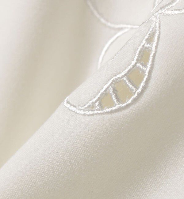 SHIPS any「SHIPS any:〈洗濯機可能〉エンブロイダリー ショートスリーブ プルオーバー」|Tシャツ・カットソー|