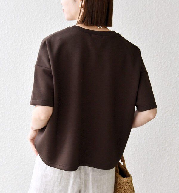 SHIPS any「SHIPS any:〈洗濯機可能〉エンブロイダリー ショートスリーブ プルオーバー」|Tシャツ・カットソー|