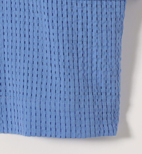 SHIPS any「《予約》SHIPS any:〈手洗い可能〉サッカー リボン 開襟シャツ 羽織り」|シャツ・ブラウス|